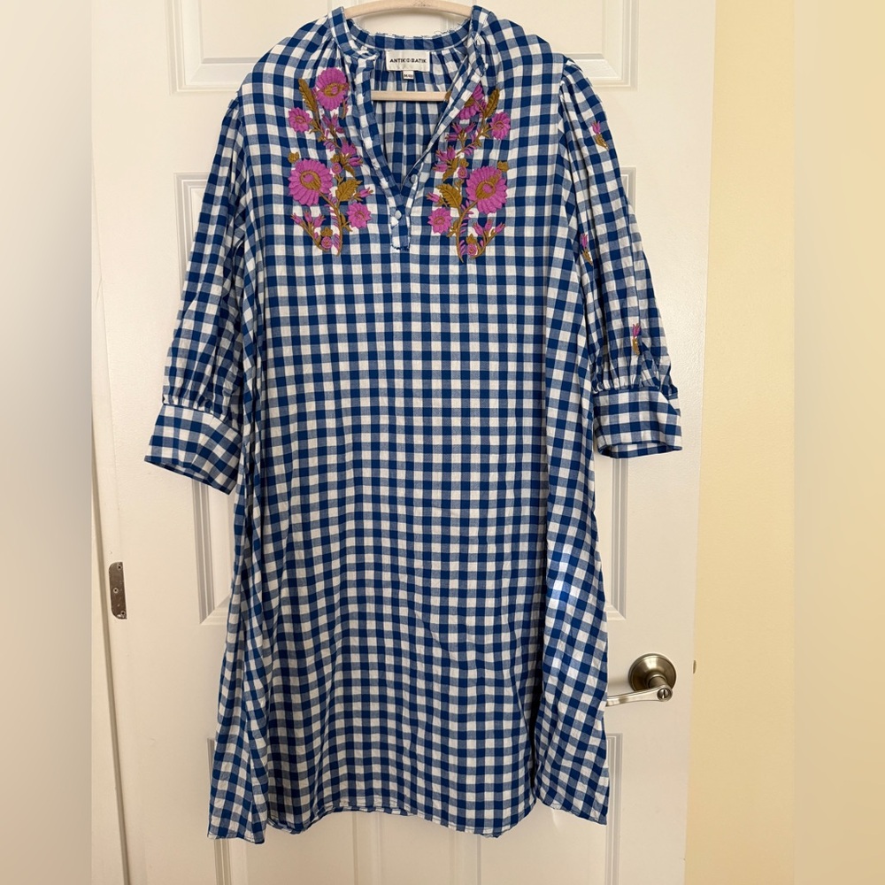 Antik Batik gingham dress